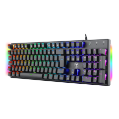 TECLADO MECANICO FRIGATE RGB PRETO SWITCH AZUL