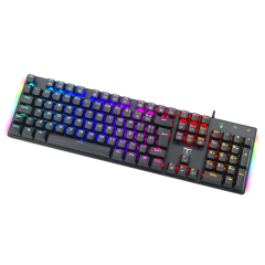 TECLADO MECANICO FRIGATE RGB PRETO SWITCH AZUL