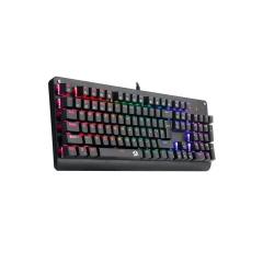 TECLADO GAMER MECANICO SANI SWITCH AZUL  RGB PRETO