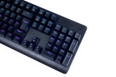 TECLADO GAMER MECANICO SANI SWITCH AZUL  RGB PRETO