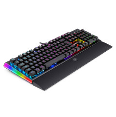 TECLADO MECANICO GAMER ARYAMAN RGB PTO SWITCH AZUL ABNT2