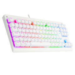TECLADO MECANICO DARK AVENGER RGB BCO SWITCH PRETO ABNT2