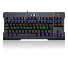TECLADO MECANICO GAMER VISNU RAINBOW PTO SWITCH AZUL ABNT2