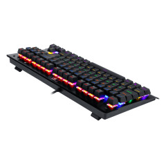 TECLADO MECANICO GAMER VISNU RAINBOW PTO SWITCH AZUL ABNT2
