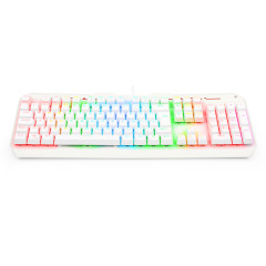 TECLADO MECANICO VARUNA RGB BRANCO SWITCH MARROM