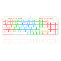 TECLADO MECANICO VARUNA RGB BRANCO SWITCH AZUL