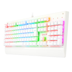 TECLADO MECANICO GAMER KALA RGB BCO SWITCH AZUL ABNT2