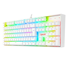 TECLADO MECANICO MITRA RGB BRANCO SWITCH VERMELHO