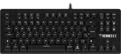 TECLADO MECANICO GAMER HERMES E2 SWITCH BLUE LED BRANCO