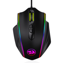 MOUSE GAMER VAMPIRE RGB PRETO
