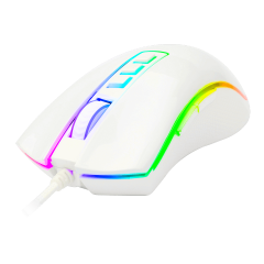 MOUSE GAMER COBRA RGB LUNAR WHITE