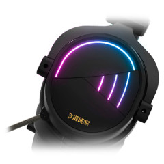 HEADSET GAMER HEBE M2 RGB PTO