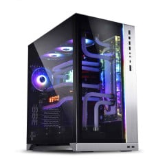 GABINETE GAMER DYNAMIC O11 DXL-A PRATA