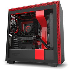 GABINETE H710I-BR PRETO/VERMELHO