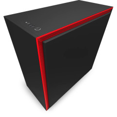 GABINETE H710B-BR PRETO/VERMELHO