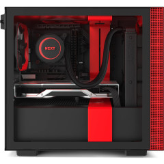 GABINETE H210I-BR PRETO/VERMELHO