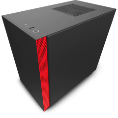 GABINETE H210I-BR PRETO/VERMELHO