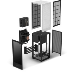 GABINETE GAMER NZXT H1 BRANCO CA-H16WR-W1-US