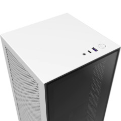 GABINETE GAMER NZXT H1 BRANCO CA-H16WR-W1-US