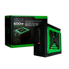 FONTE ONEPOWER DE 600 WATTS 110/220V SEM CABO DE FORÇA