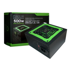 FONTE ONEPOWER DE 500 WATTS 110/220V SEM CABO DE FORÇA