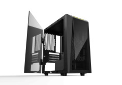 GABINETE GAMER TALOS E1 PRETO SEM FAN.