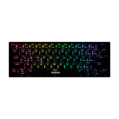 TECLADO MECANICO GAMER HERMES E3 RGB PTO SWITCH BROWN