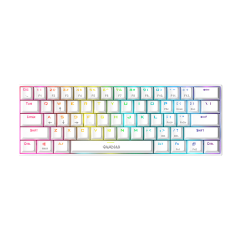 TECLADO MECANICO GAMER HERMES E3 RGB BCO SWITCH BROWN