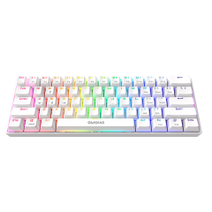 TECLADO MECANICO GAMER HERMES E3 RGB BCO SWITCH BROWN