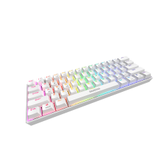 TECLADO MECANICO GAMER HERMES E3 RGB BCO SWITCH RED