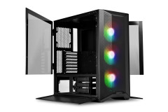 GABINETE GAMER LANCOOL II MESH RGB PRETO
