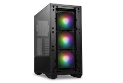 GABINETE GAMER LANCOOL II MESH RGB PRETO