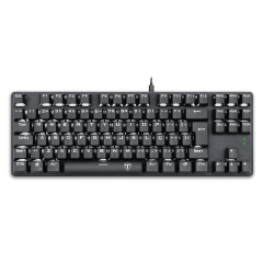 TECLADO MECANICO GAMER BORA PTO LED WHITE SWITCH AZUL
