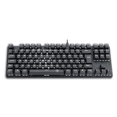 TECLADO MECANICO GAMER BORA PTO LED WHITE SWITCH AZUL
