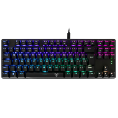 TECLADO MECANICO GAMER BORA RGB PTO SWITCH VERMELHO