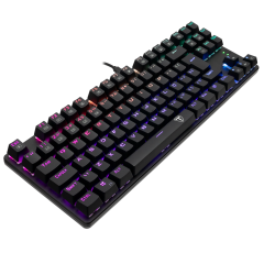 TECLADO MECANICO GAMER BORA RGB PTO SWITCH VERMELHO