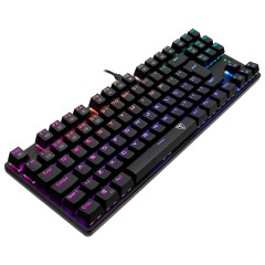 TECLADO MECANICO GAMER BORA RGB PTO SWITCH AZUL