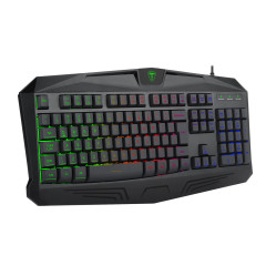 TECLADO MEMBRANA GAMER T-DAGGER TANKER RAINBOW PTO