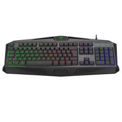 TECLADO MEMBRANA GAMER T-DAGGER TANKER RAINBOW PTO
