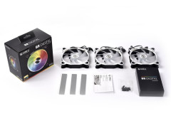 KIT COM 3 FANS ADD-RGB BR DIGITAL 3R SILVER.