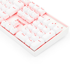 TECLADO MECANICO GAMER REDRAGON MITRA SINGLE COLOR BCO SWITCH MARRON