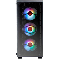 GABINETE DIAMOND STORM PRO COM 3 FAN FRONTAL