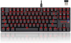 TECLADO MECANICO MAHORAGA RGB PRETO SWITCH VERMELHO