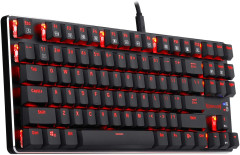 TECLADO MECANICO MAHORAGA RGB PRETO SWITCH VERMELHO