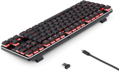 TECLADO MECANICO MAHORAGA RGB PRETO SWITCH VERMELHO