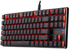 TECLADO MECANICO MAHORAGA RGB PRETO SWITCH VERMELHO