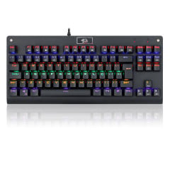 TECLADO MECANICO GAMER DARK AVENGER RAINBOW PTO SWITCH MARROM ABNT2