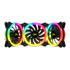 KIT C/ 3 FANS 120MM RGB GEMINI M1-1203R