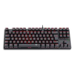 TECLADO MECANICO GAMER  BORA PTO LED RED SWITCH AZUL