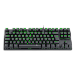 TECLADO MECANICO GAMER BORA PTO LED GREEN  SWITCH AZUL